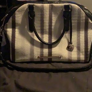 Hudson Satchel Grey- 00091 Brahmin